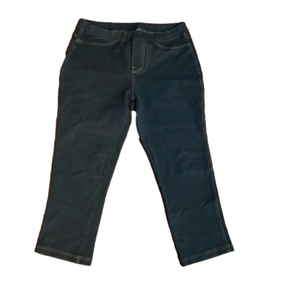 size medium high waist dark blue jegging